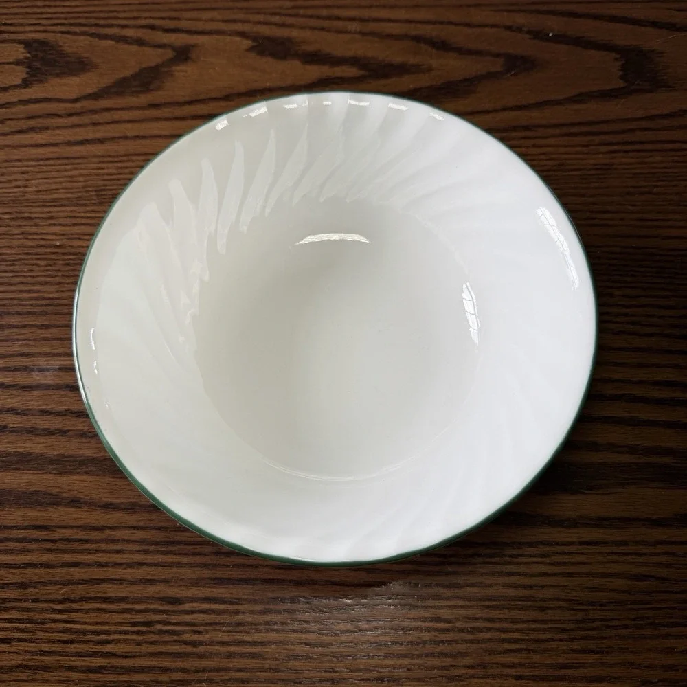 Vintage Corelle Callaway Ivy Green Swirl 8 1/2